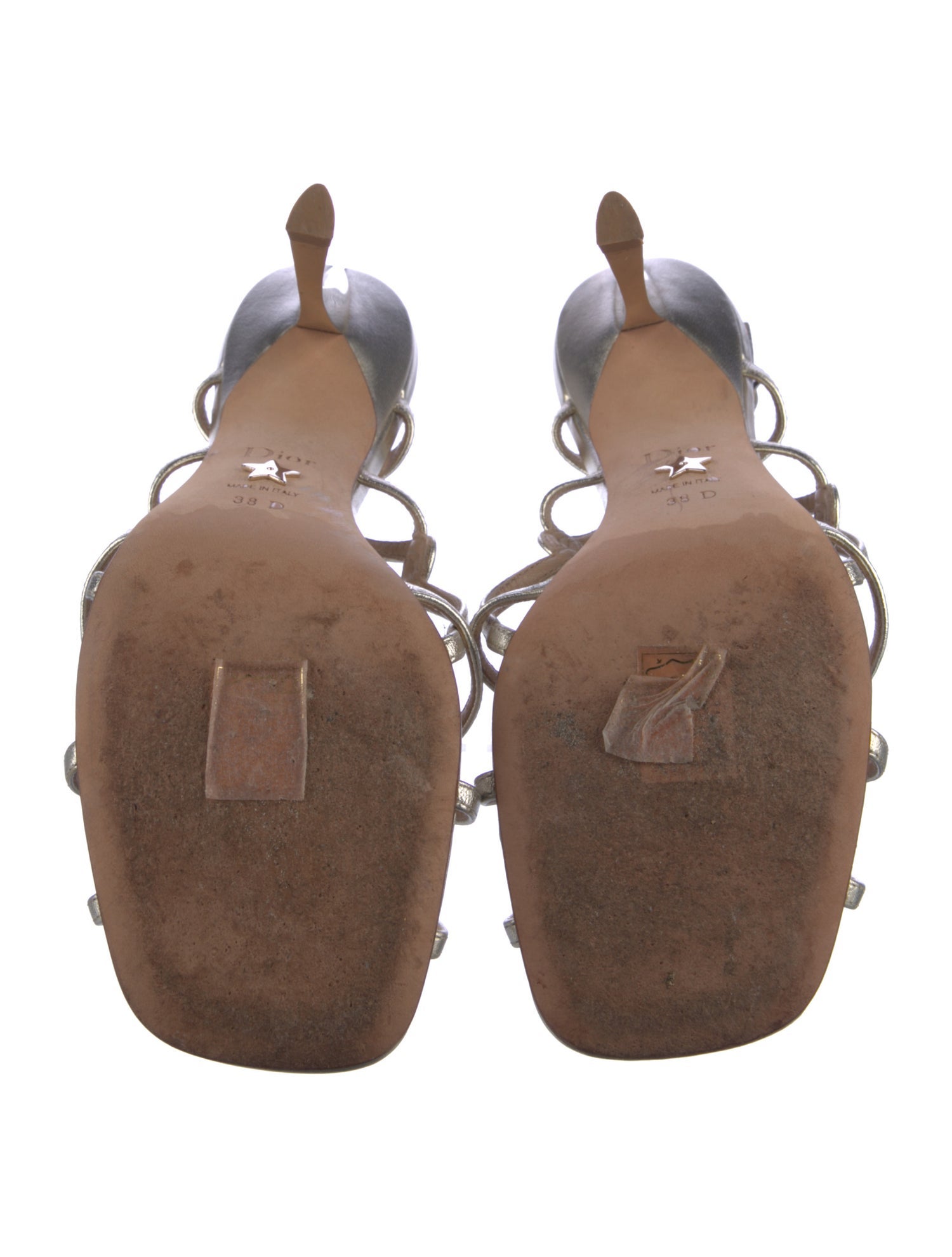 Christian Dior Leather Slingback Sandals